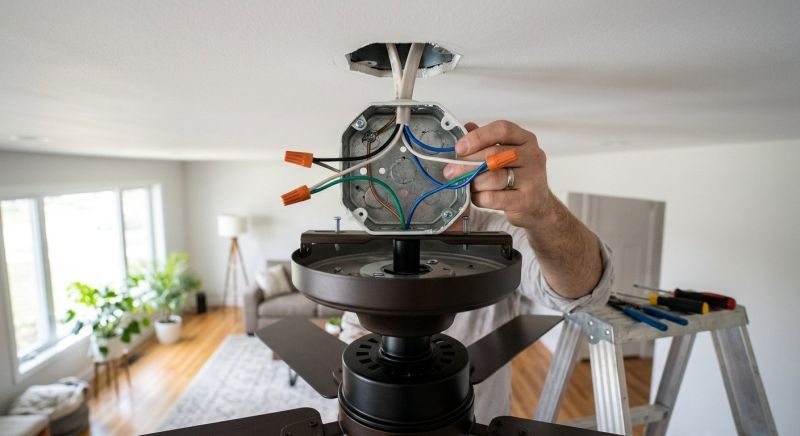 Hanging Fan Installation in Conroe, TX